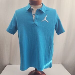 Vibrant Blue Jumpman Polo Shirt